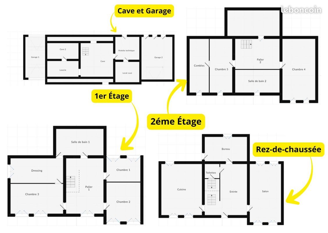 Maison à vendre, 260m², Cambrai
