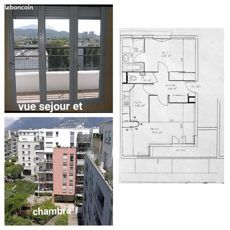 Appartement à louer, 49m², Grenoble