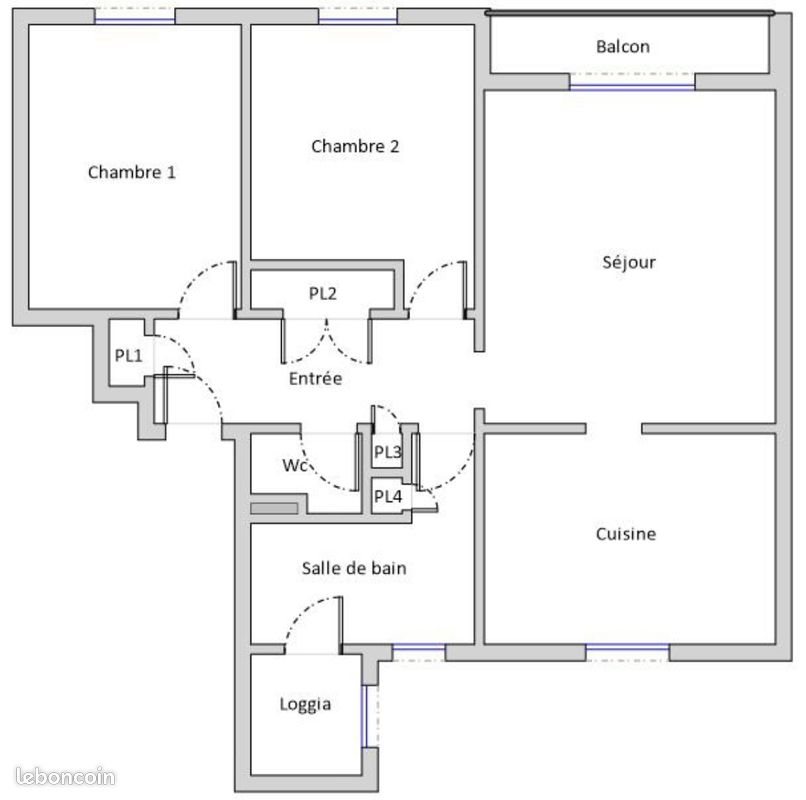 Appartement à vendre, 59m², Maizières-lès-Metz