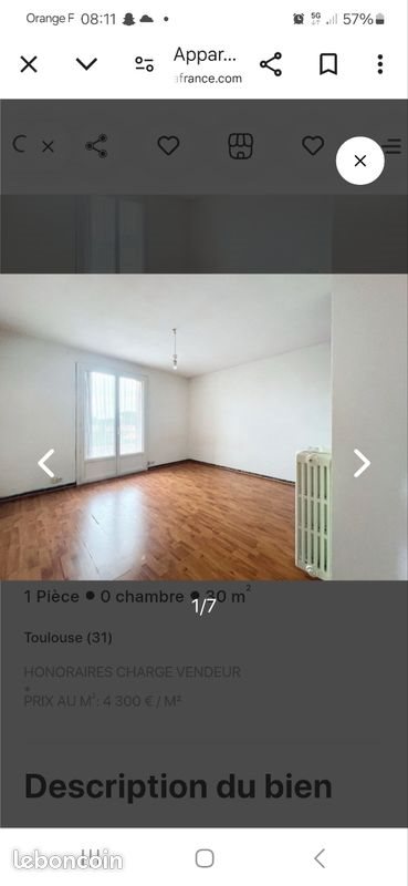 Appartement à vendre, 30m², Toulouse