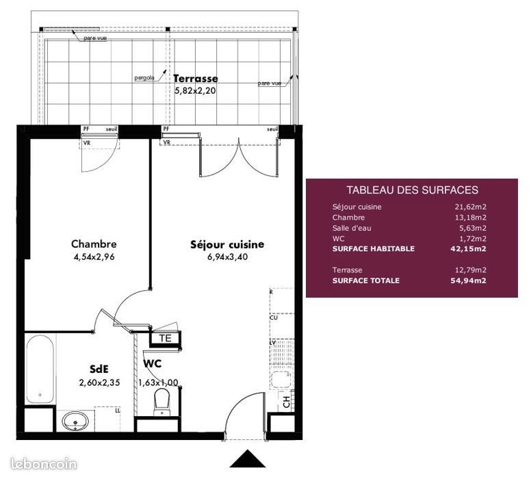 Appartement à louer, 43m², Gardanne