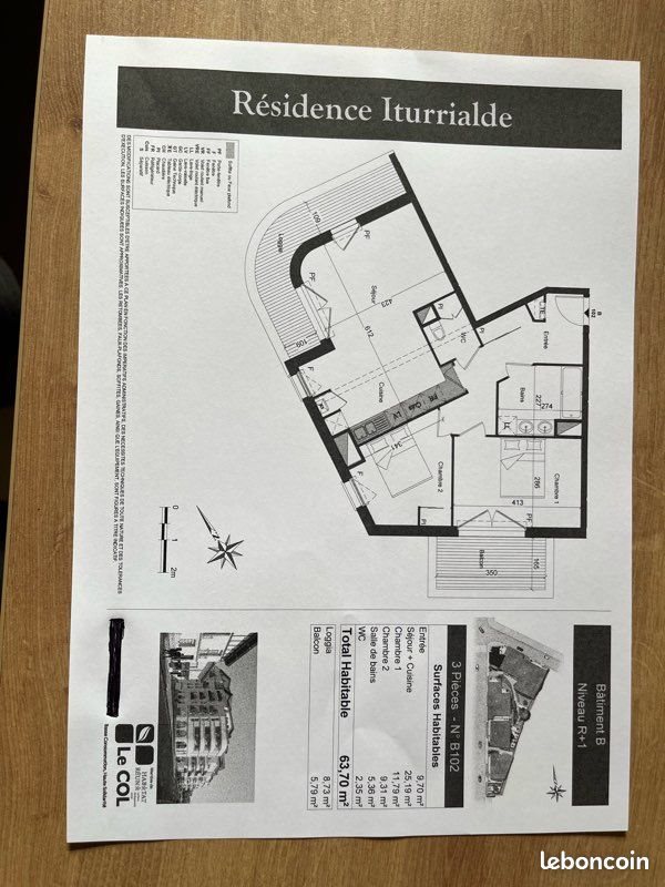 Appartement à vendre, 63m², Ciboure