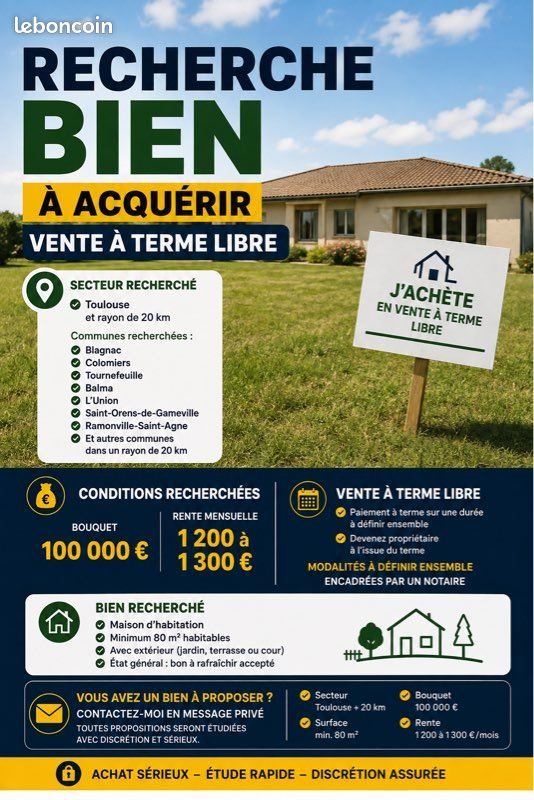 Maison à vendre, 80m², Toulouse