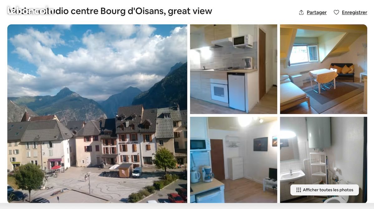 Appartement à louer, 25m², Le Bourg-d'Oisans