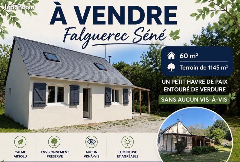 Maison à vendre, 60m², Séné