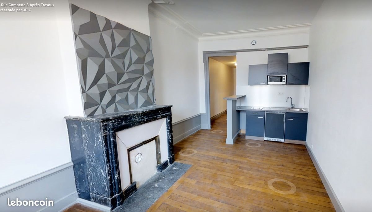 Appartement à louer, 48m², Saint-Etienne