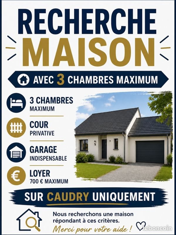 Maison à louer, 90m², Caudry