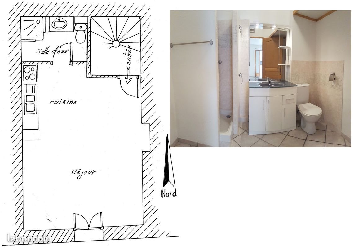 Appartement à louer, 28m², Peyrolles-en-Provence