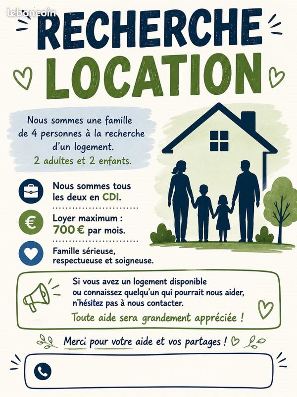 Maison à louer, 80m², Doullens