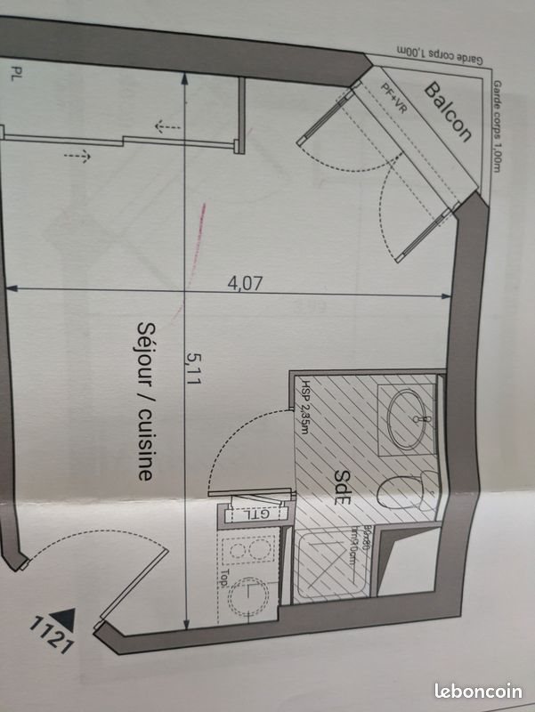 Appartement à vendre, 18m², Pessac