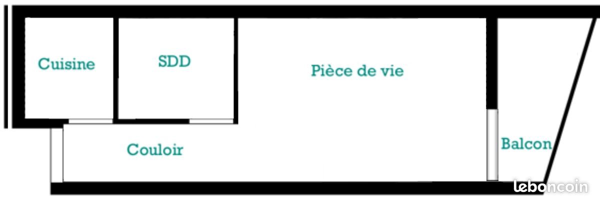 Appartement à louer, 18m², Pessac