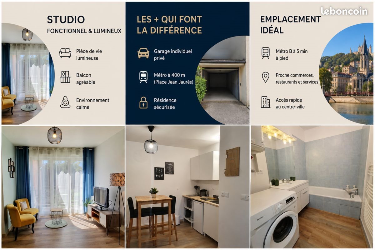 Appartement à vendre, 33m², Lyon 7ème