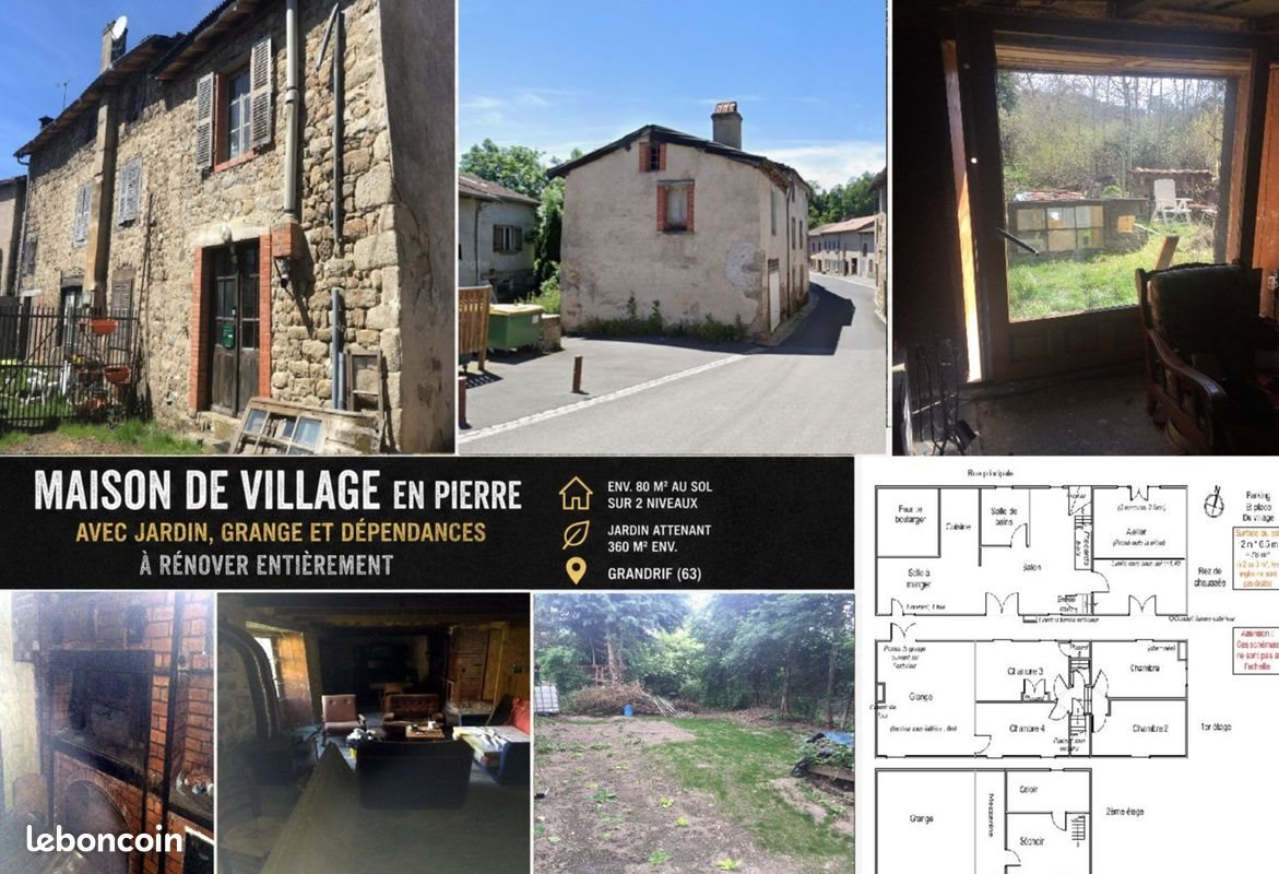 Maison à vendre, 160m², Grandrif