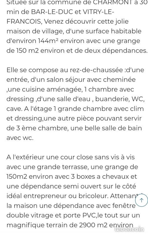Maison à vendre, 140m², Charmont