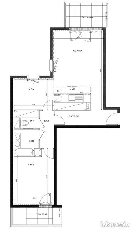 Appartement à vendre, 64m², Bezons