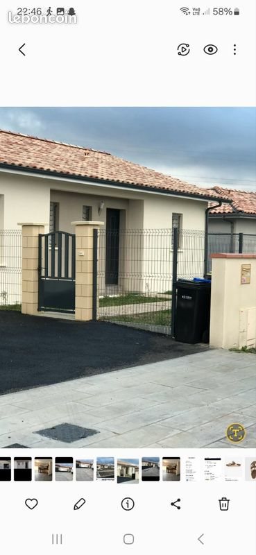 Maison à louer, 95m², Mios