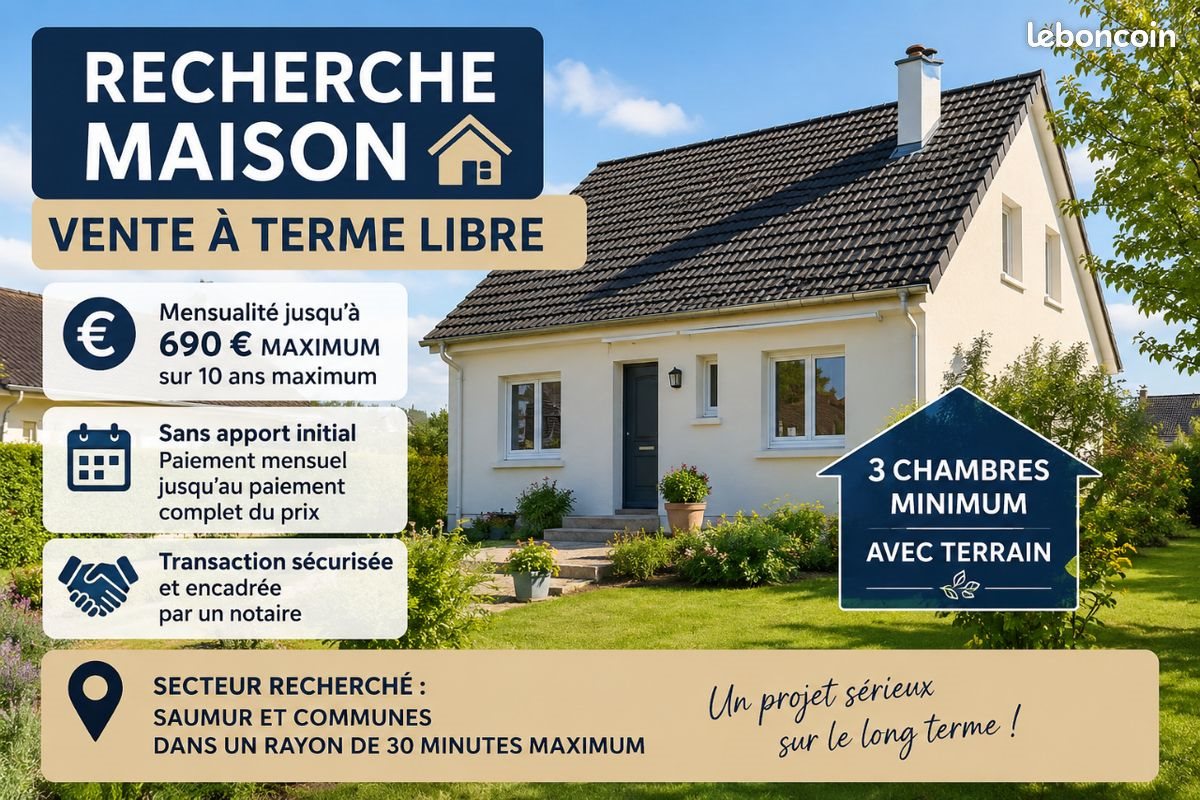 Maison à vendre, 110m², Saumur