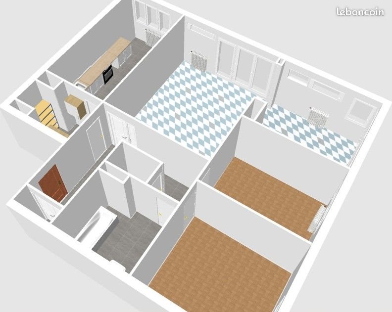 Appartement à louer, 87m², Châteauroux