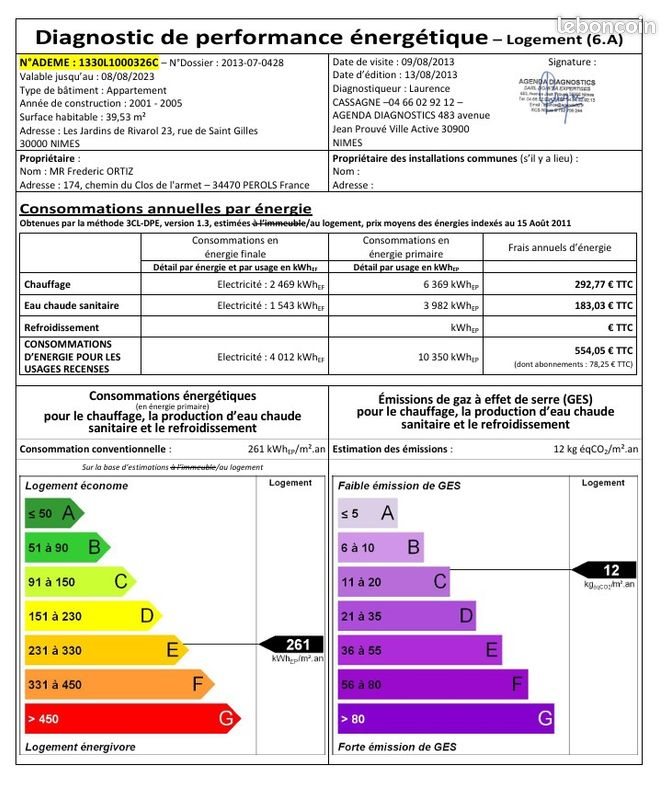 Appartement à louer, 39m², Nîmes