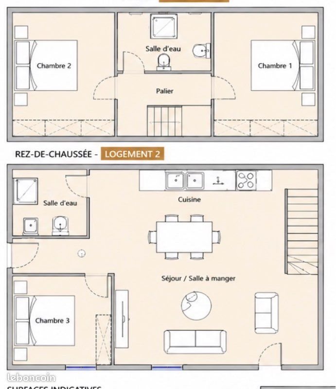 Maison à louer, 106m², Sion-les-Mines