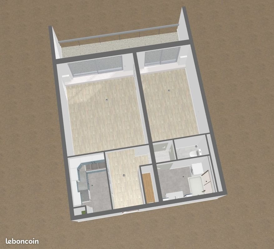 Appartement à louer, 55m², Nantes