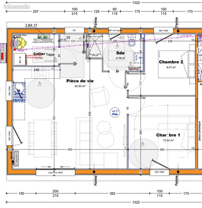 Maison à louer, 63m², Saint-Divy