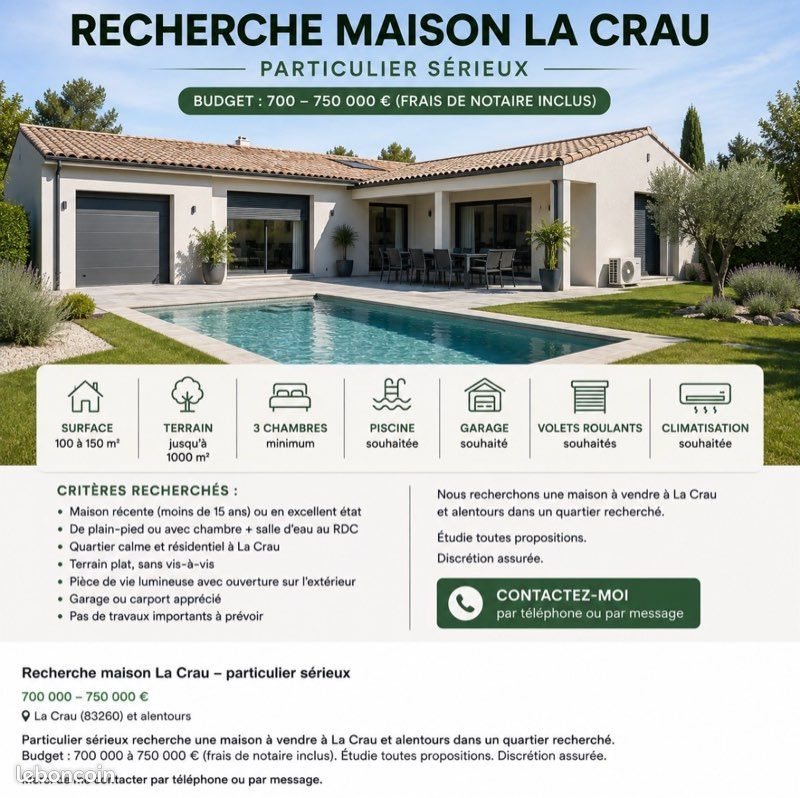 Maison à vendre, 100m², La Crau