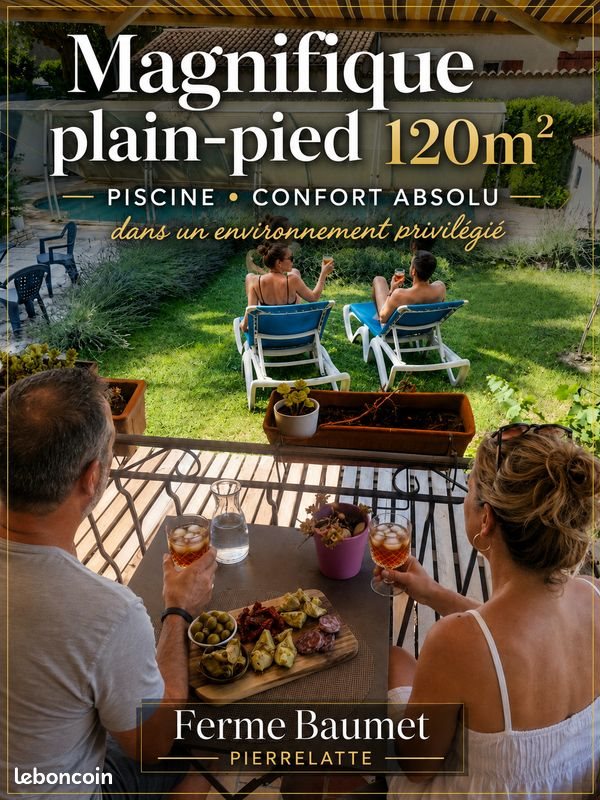 Maison à vendre, 120m², Pierrelatte