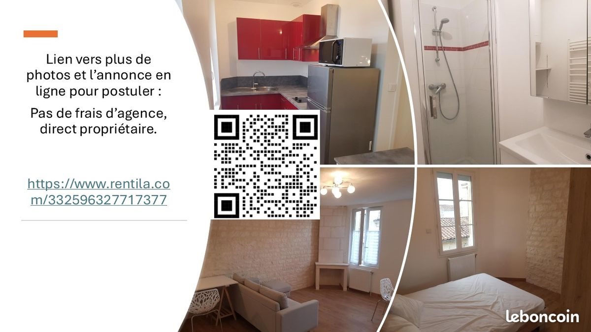 Appartement à louer, 50m², Niort