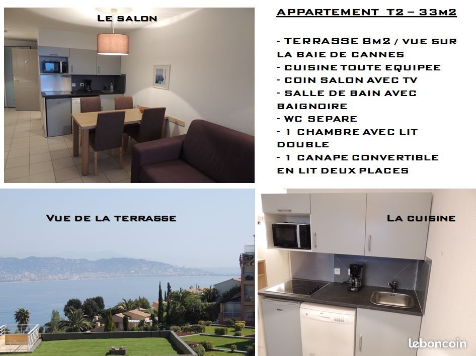 Appartement à louer, 33m², Théoule-sur-Mer
