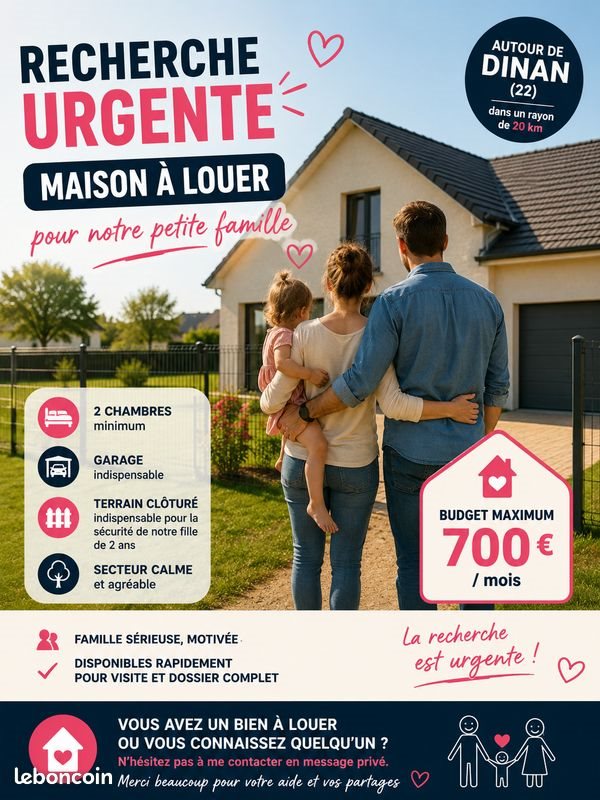 Maison à louer, 1m², Médréac