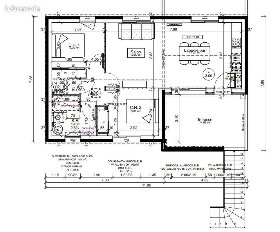 Appartement à louer, 57m², Les Herbiers