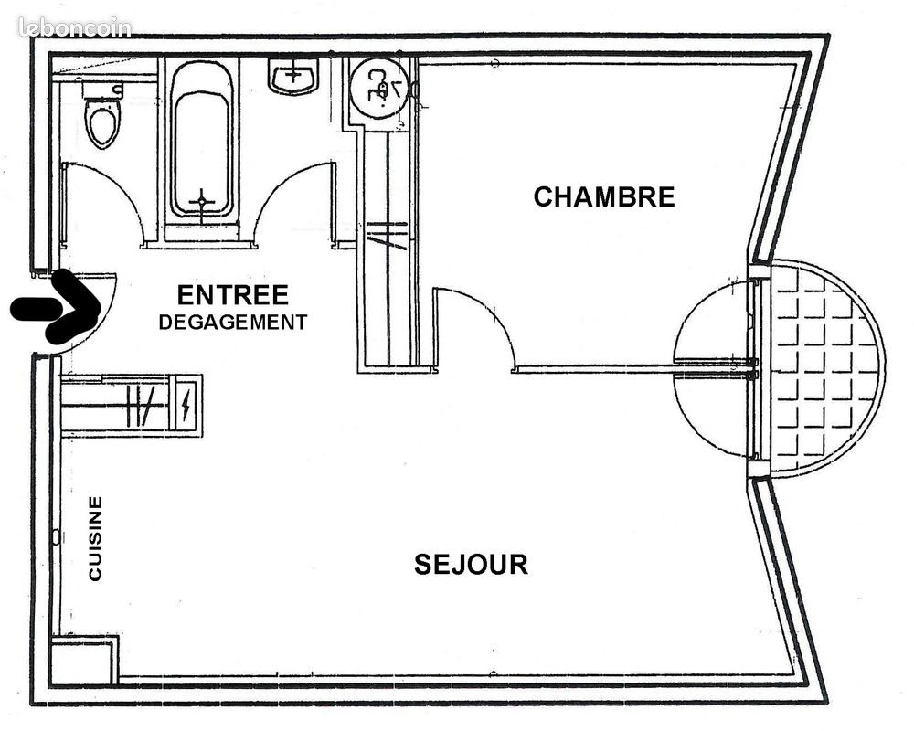 Appartement à vendre, 42m², Bastia
