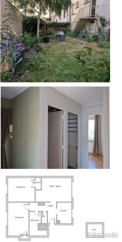 Appartement à vendre, 56m², Rennes