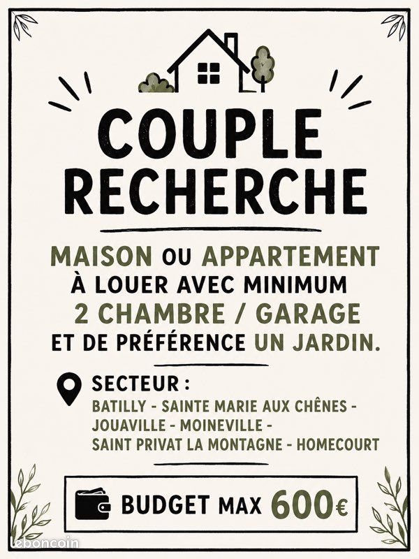 Maison à louer, 90m², Longeville-lès-Saint-Avold