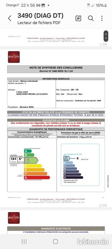 Maison à vendre, 250m², Saint-Michel-le-Cloucq