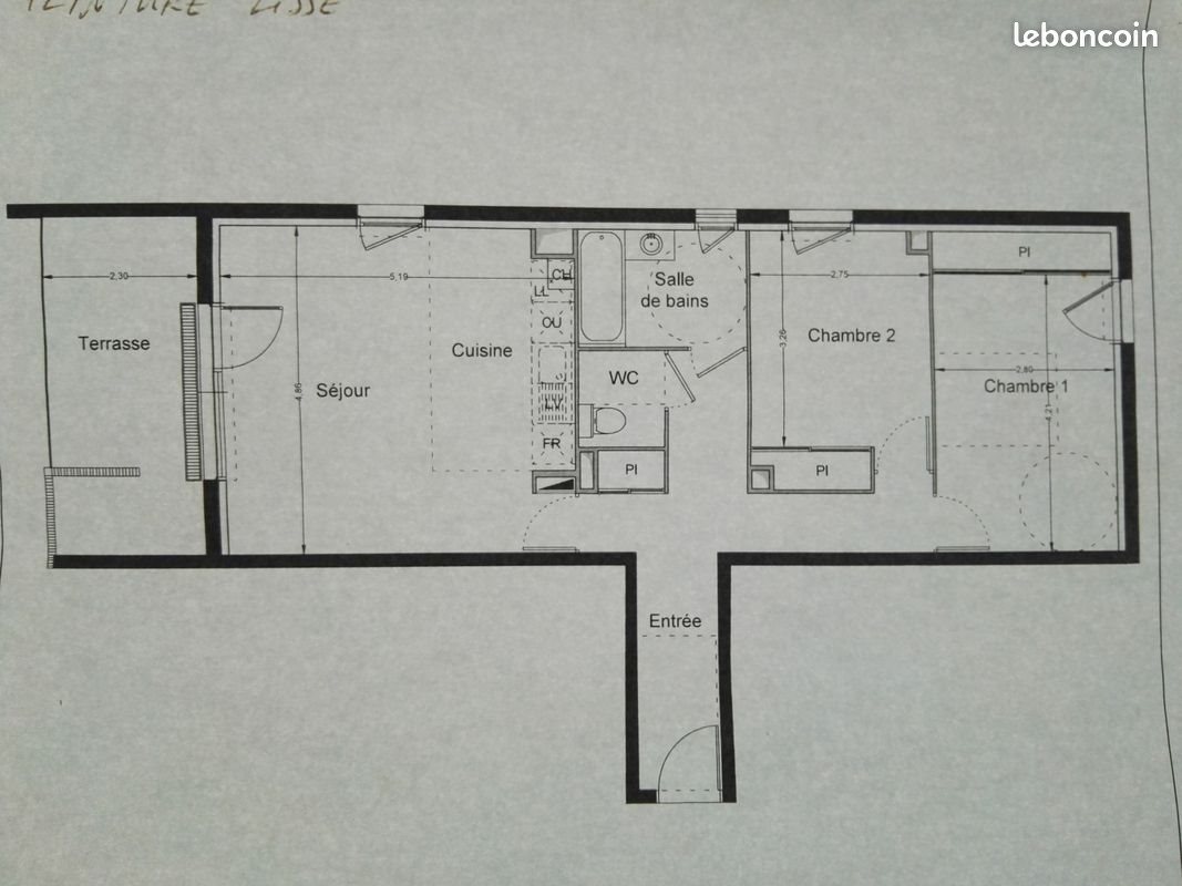 Appartement à louer, 67m², Toulouse