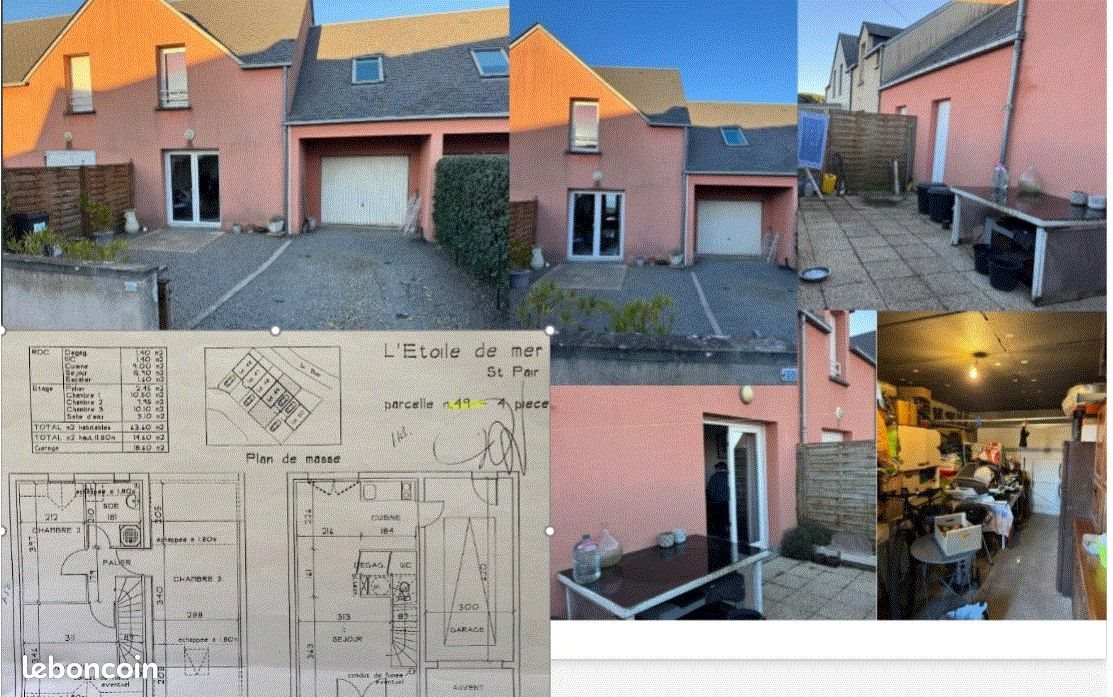 Maison à louer, 64m², Saint-Pair-sur-Mer