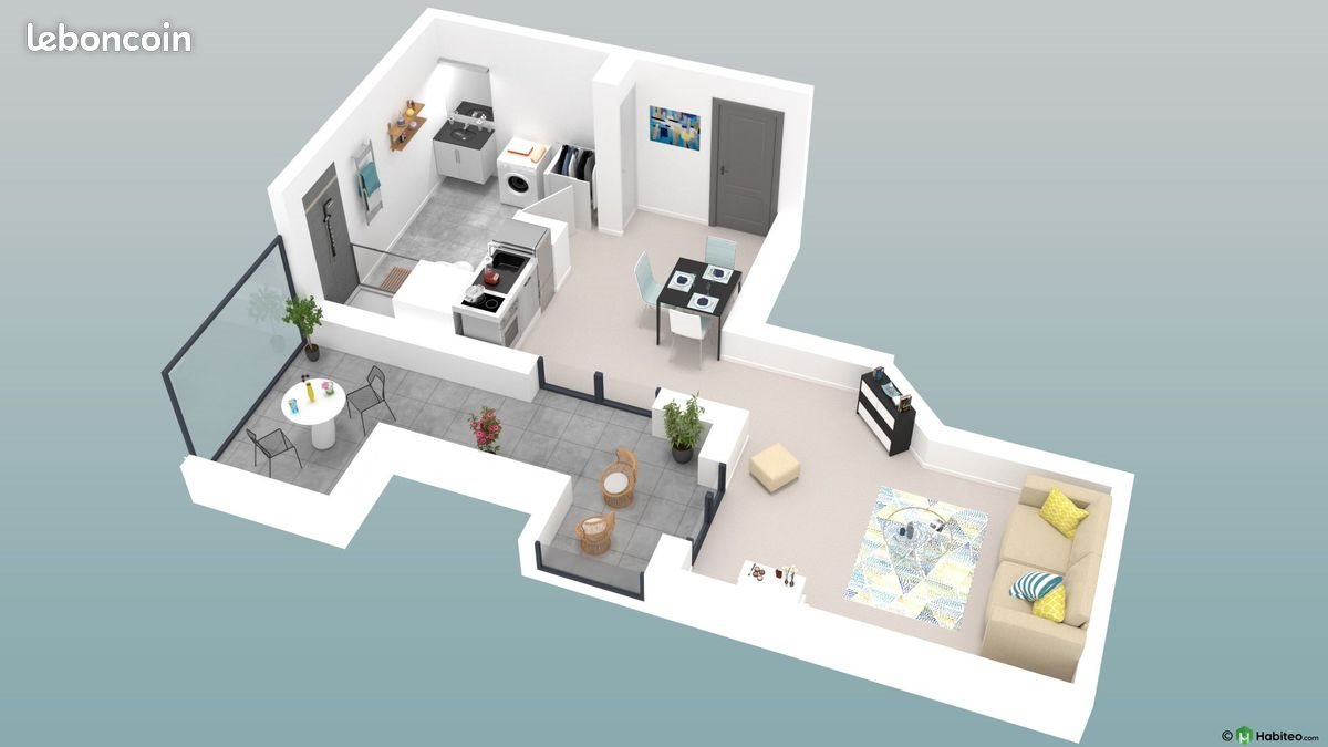 Appartement à louer, 30m², Plaisir