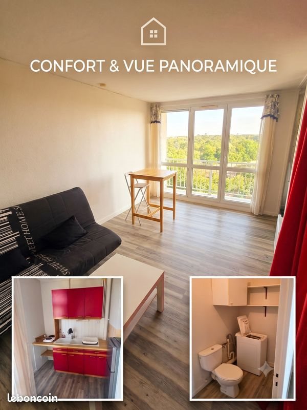 Appartement à louer, 23m², Tours
