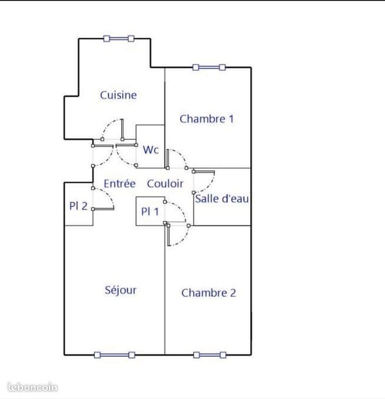 Appartement à louer, 60m², Boulogne-sur-Mer