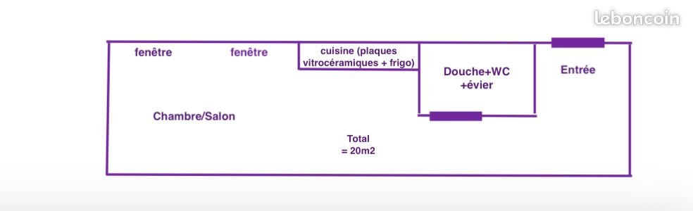 Appartement à louer, 19m², Pantin