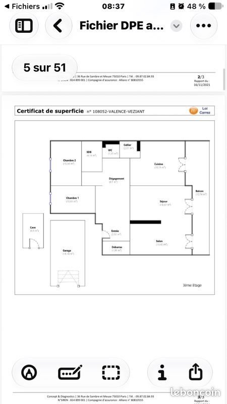 Appartement à vendre, 84m², Valence