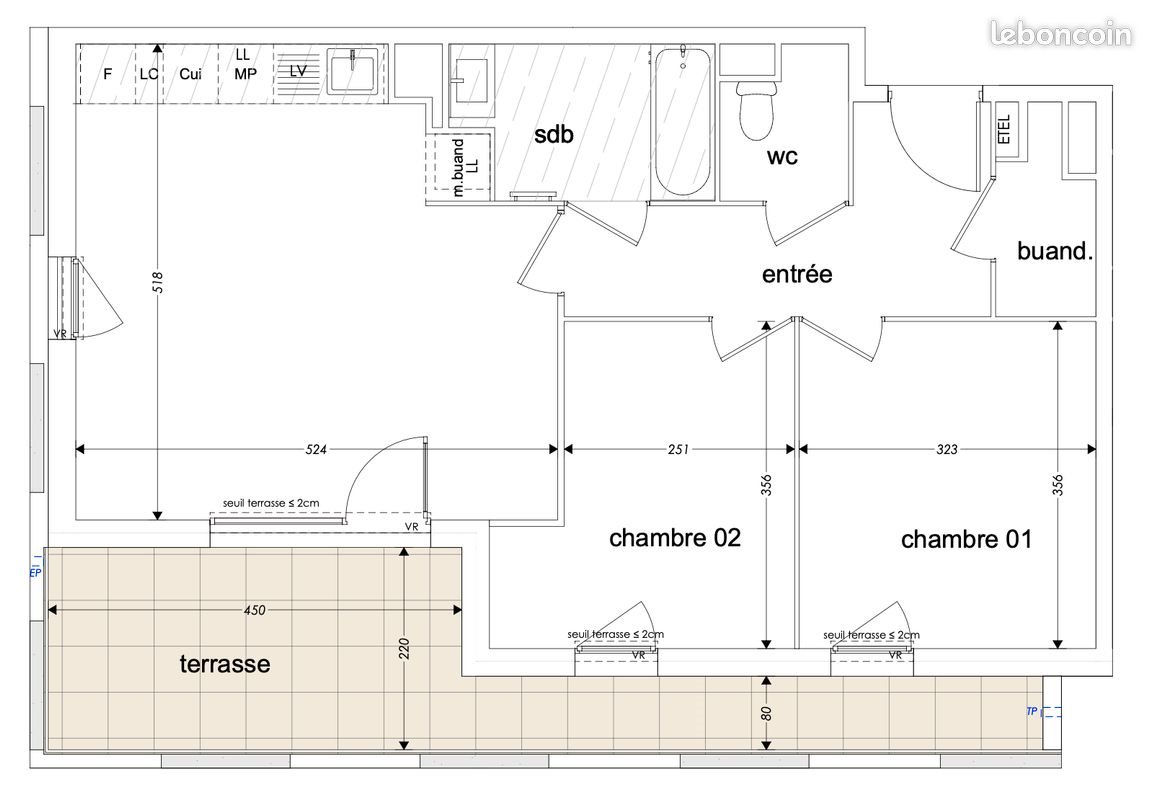 Appartement à vendre, 62m², Montpellier
