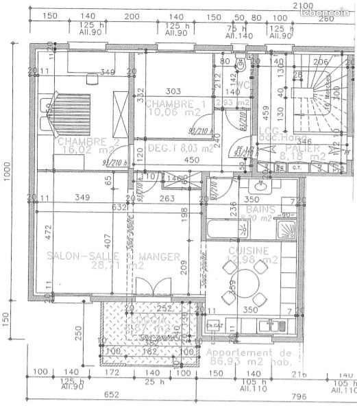 Appartement à louer, 86m², Rohrbach-lès-Bitche