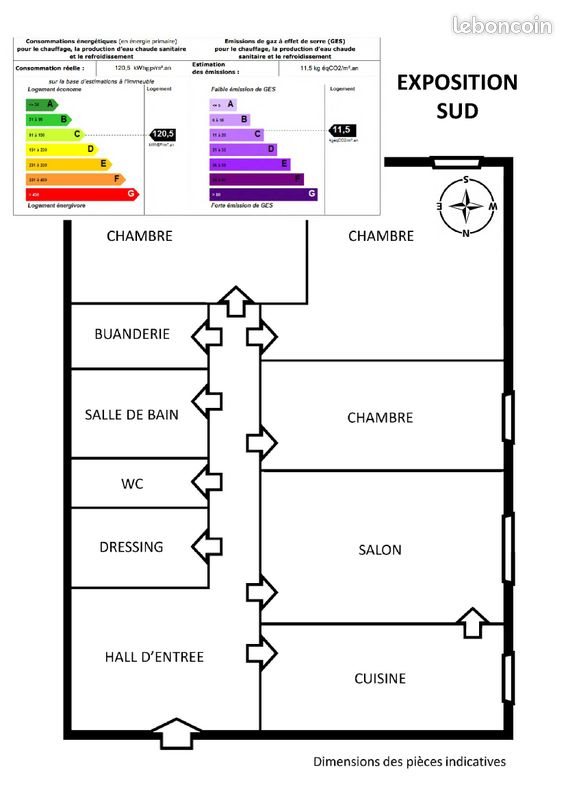 Appartement à louer, 85m², Chevilly-Larue