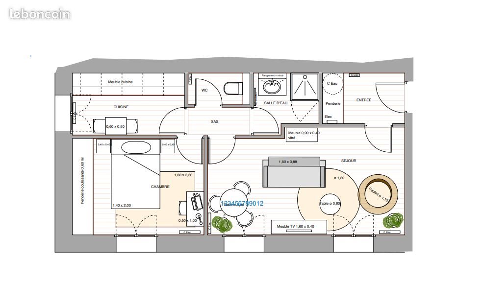 Appartement à vendre, 45m², Agde (Cap d'Agde)