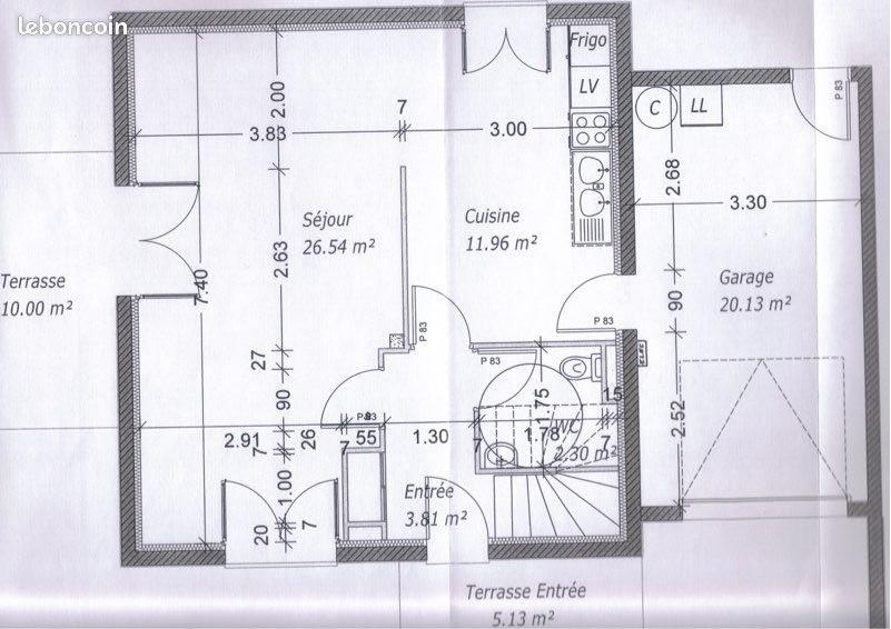Maison à louer, 85m², Cugnaux
