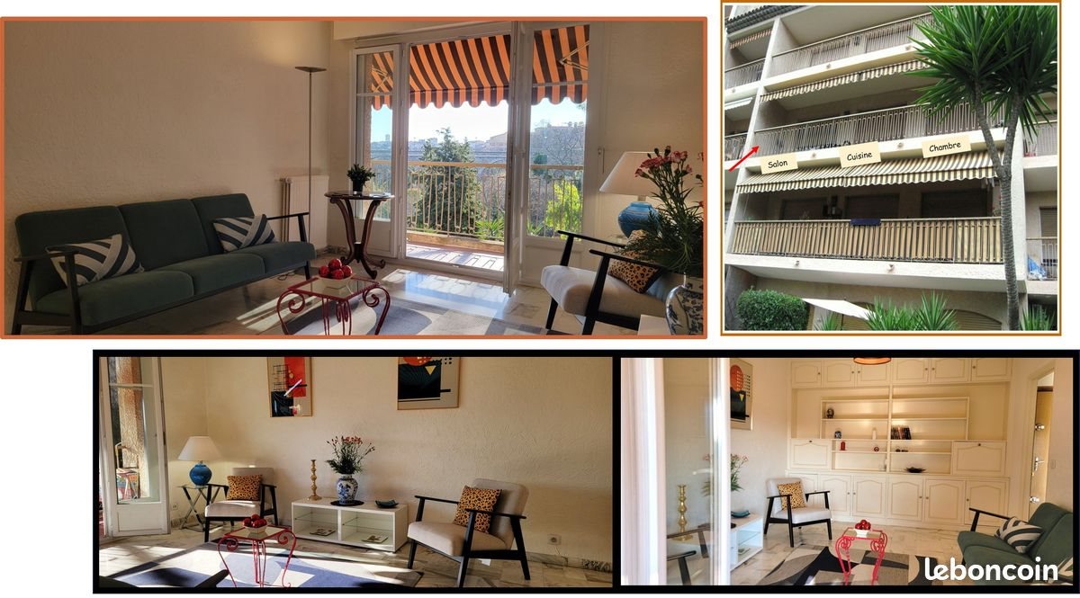 Appartement à louer, 50m², Vence
