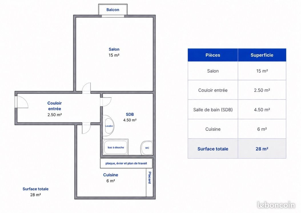 Appartement à louer, 28m², Chambéry